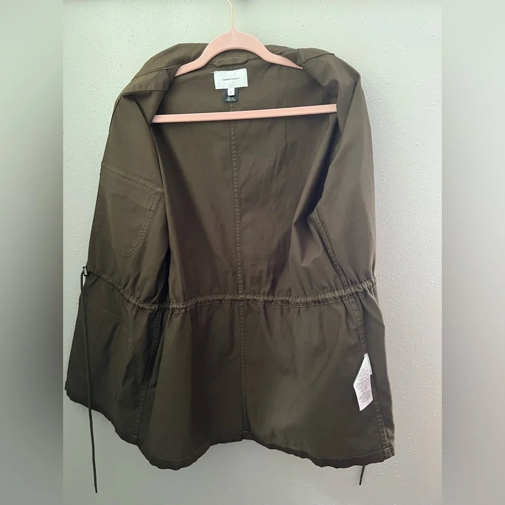 Current/Elliott The Updated Infantry Jacket In Army Green Size 2 New - Picture 8 of 13